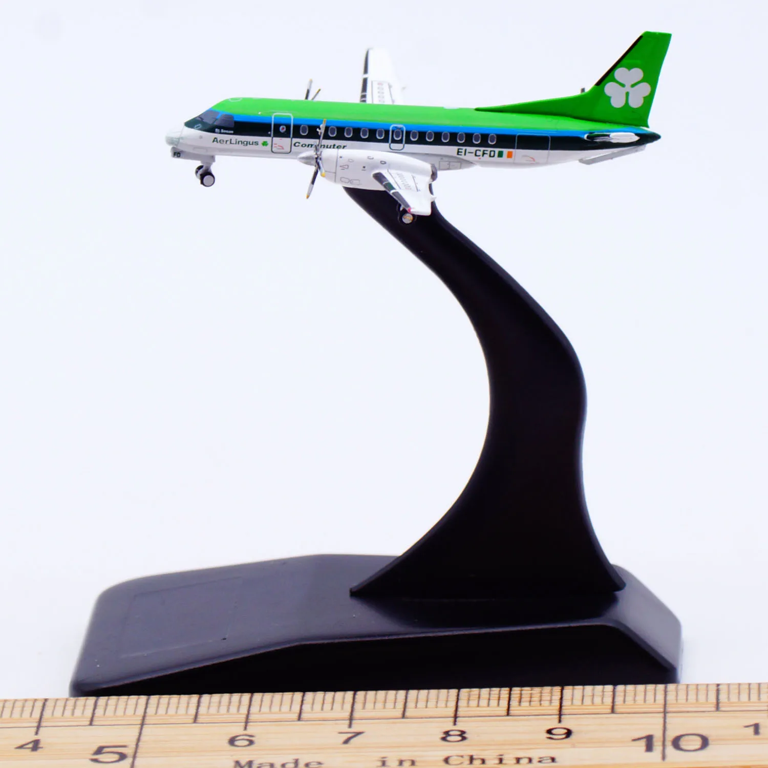 Фото Коллекционная модель самолета из сплава XX40233 JC Wings 1:400 Aer Lingus Commuter Saab 340B, литая под давлением, с подставкой, EI-CFC №2