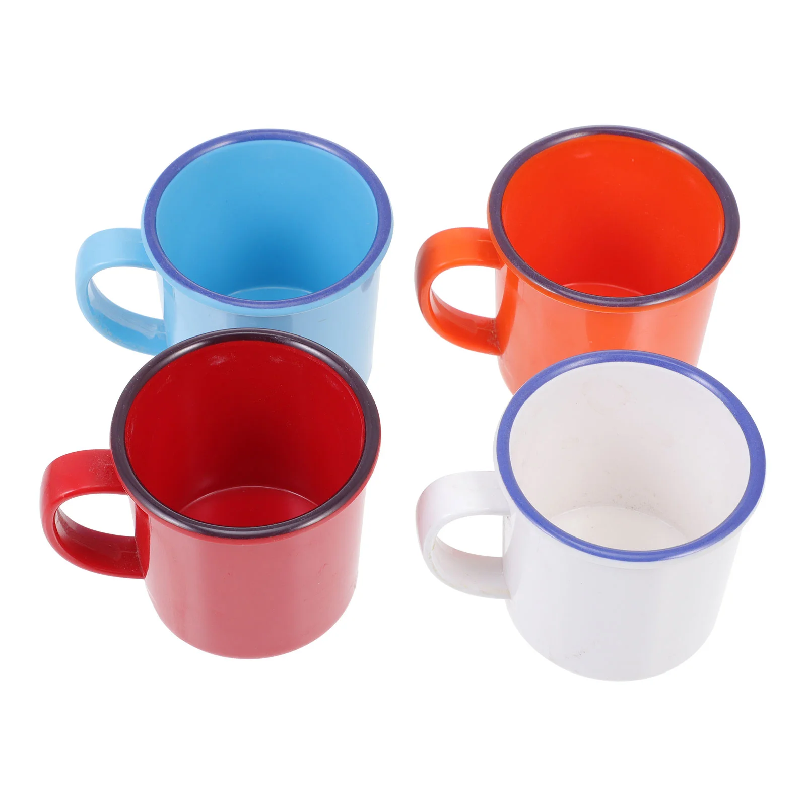 

Mug Enamel Cup Coffee Mugs Camping Tea Cups Tumbler Drinking Melamine Water Tin Travel Campfire Enamelware Espressovintage Hot