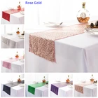 Розовые золотые блестящие скатерти, блестящие скатерти для свадьбы, украшение для вечеринки, банкета, Рождества, домашний декор