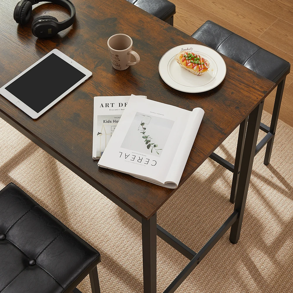 Обеденный стол набор из 5 предметов для паба высокого обеденного стола в