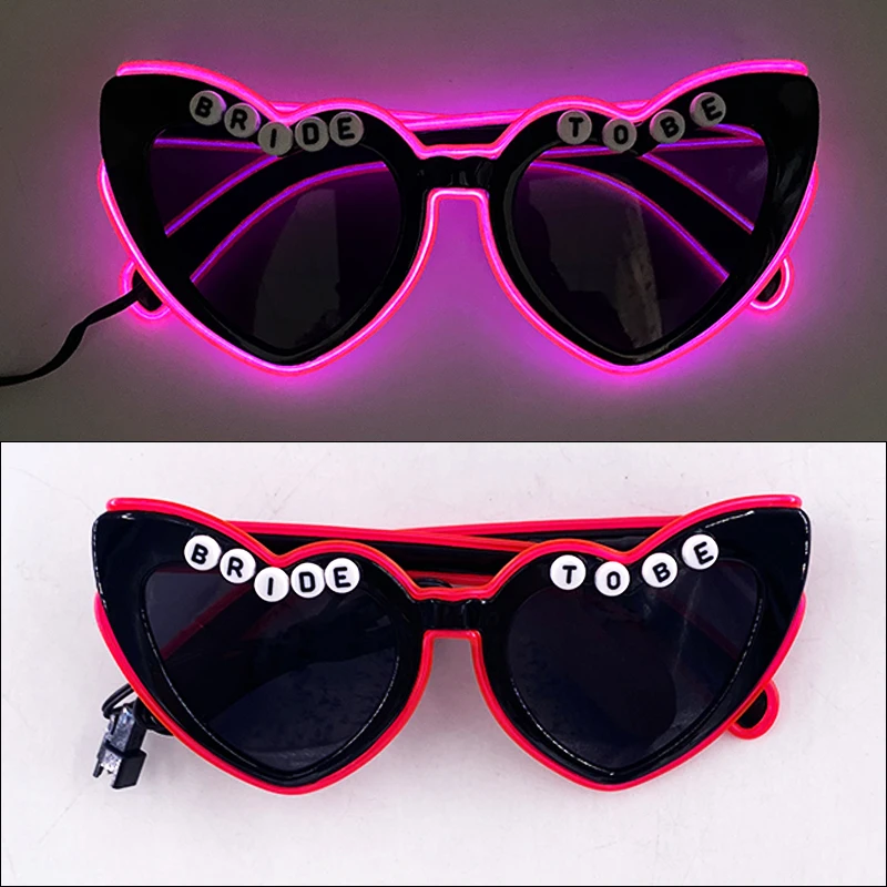 Женская модель светящиеся солнцезащитные очки для невесты