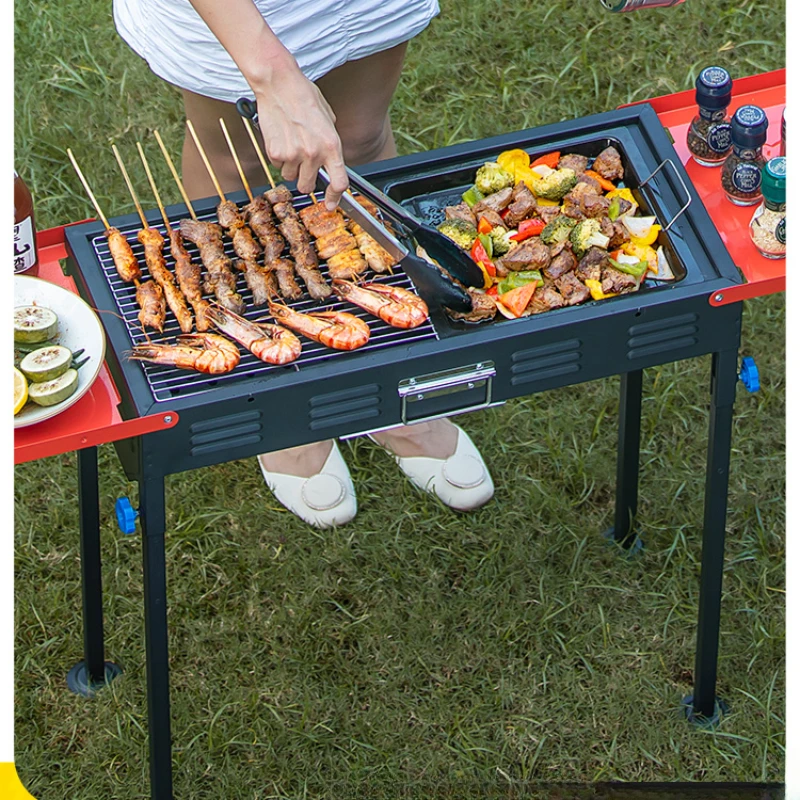 

Barbecue grills Home grill Outdoor portable camping charcoal patio grill skewers Carbon grills