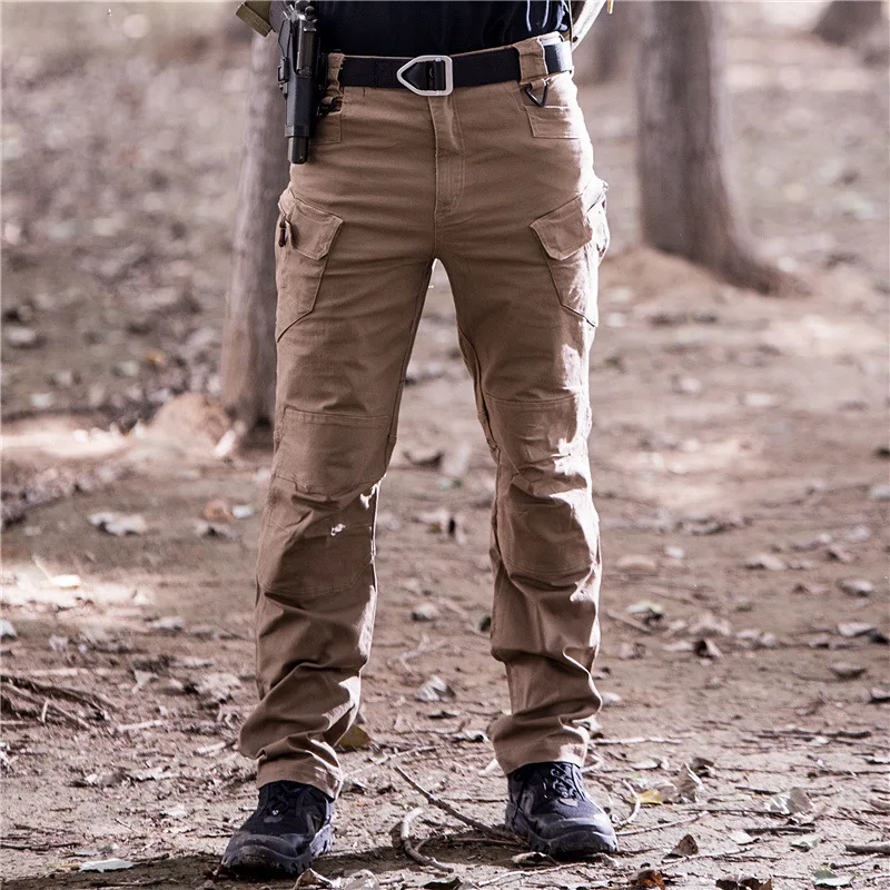 MRMT 2022 Brand New Men's  IX7 Tactical Pants Men's Loose IX9 Outdoor Multi-pocket Overalls Pure Cotton Stretch