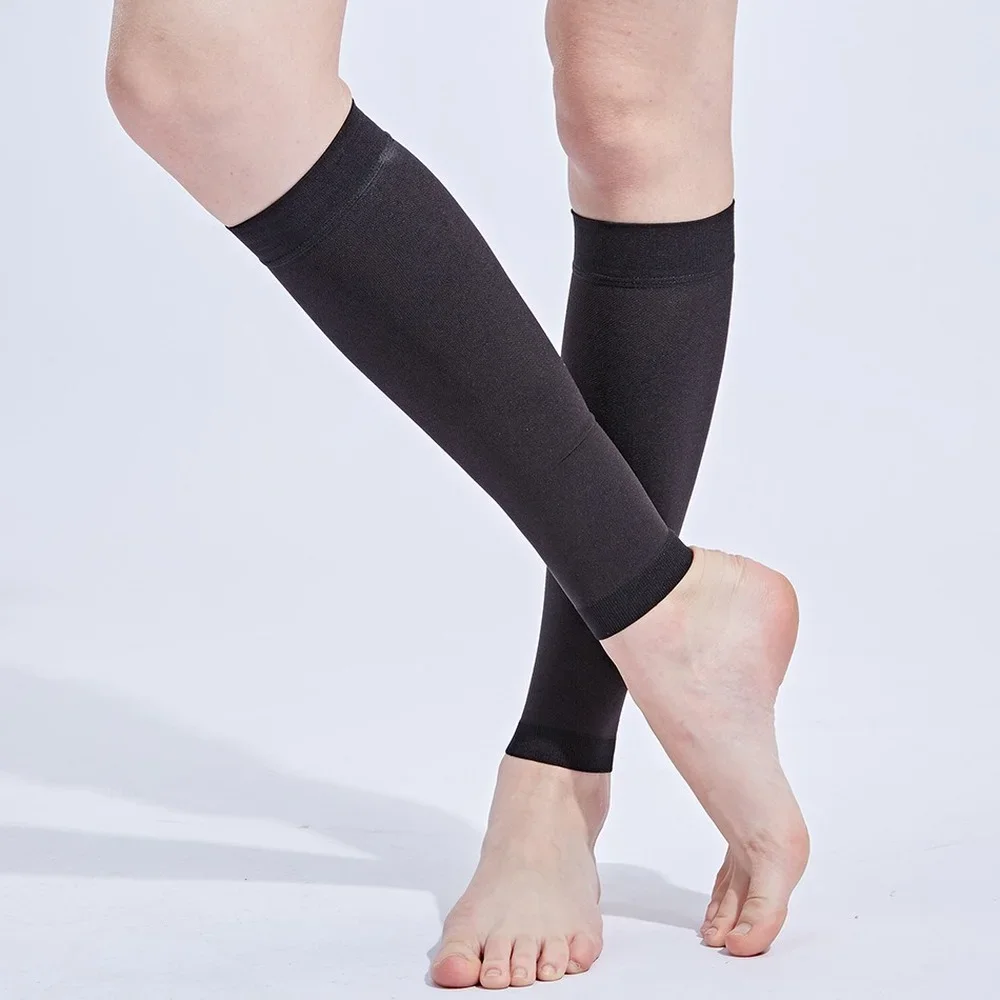 

1Pair Fatigue Relief Leg Warmer Compression Calf Sleeve Sock Long Stocking Elastic Leg Support Leg Shin Sock