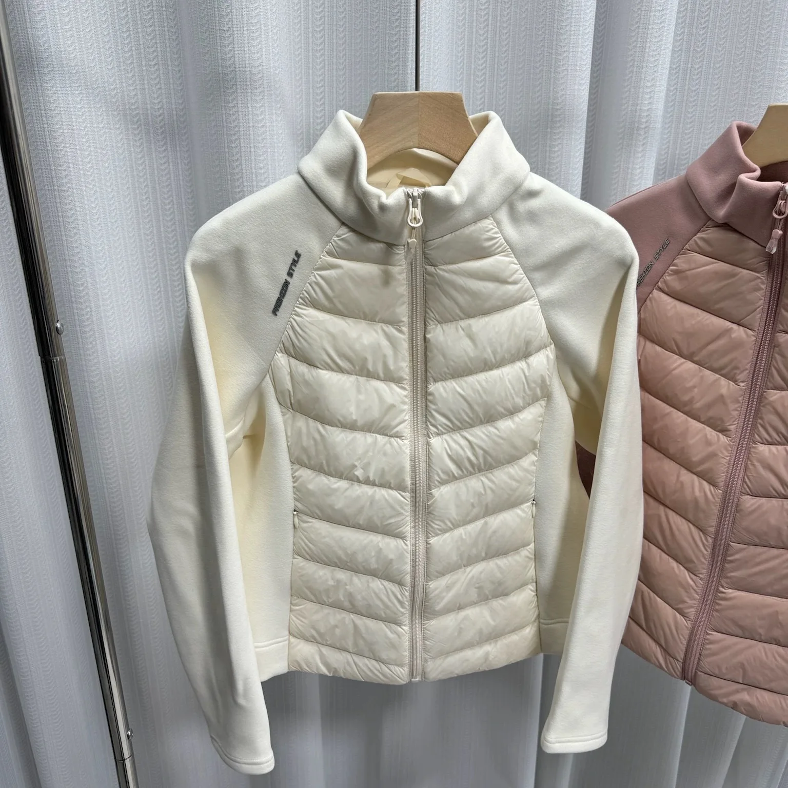 Lu Order! National Standard 90 White Duck Down Yoga Sports Fitness Liner Stand Collar Down jacket Casual Warm Outerwear
