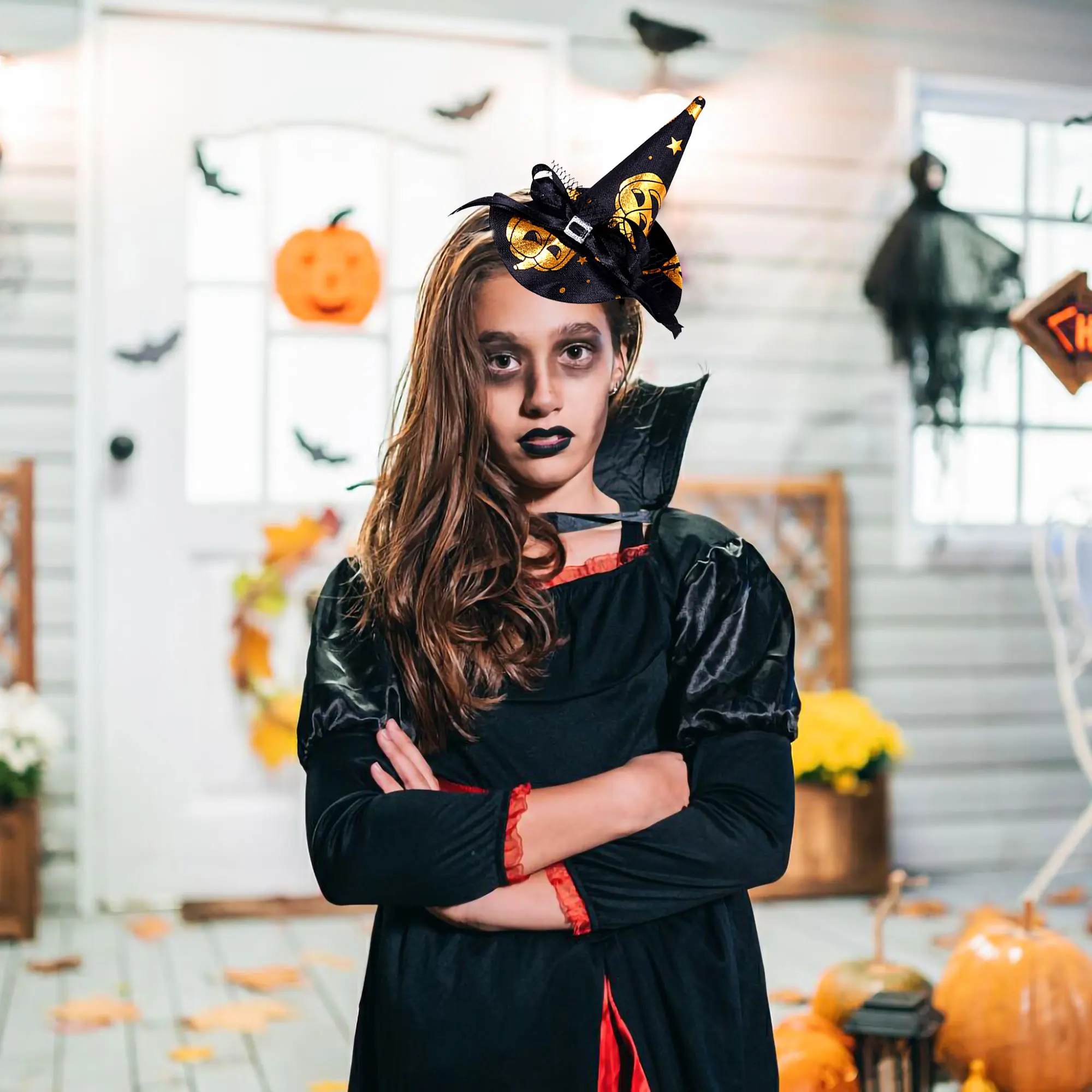Женская шляпа для Хэллоуина женская ведьмы