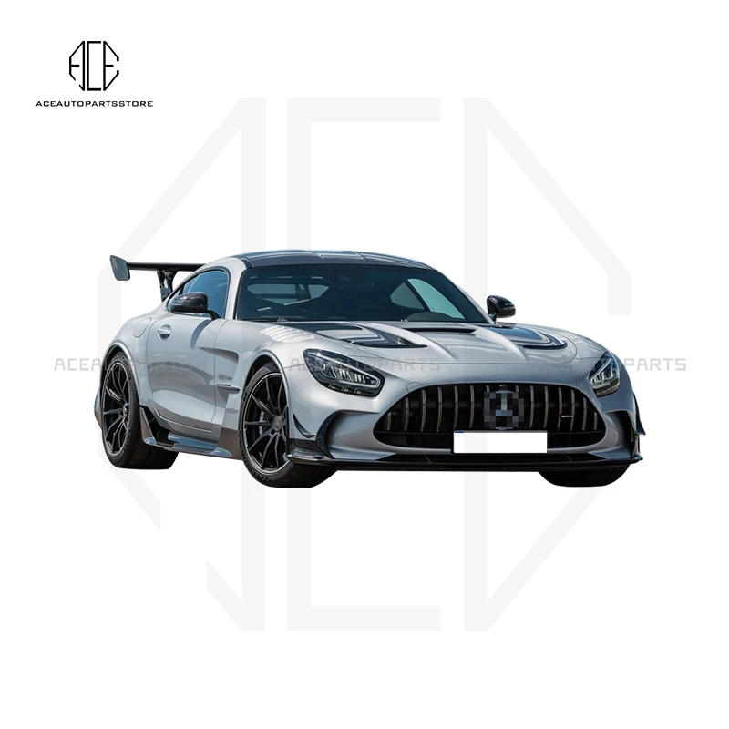 Комплект боди из полууглеродного волокна в стиле ЧЕРНОЙ серии для MERCEDES BENZ AMG GT GTC
