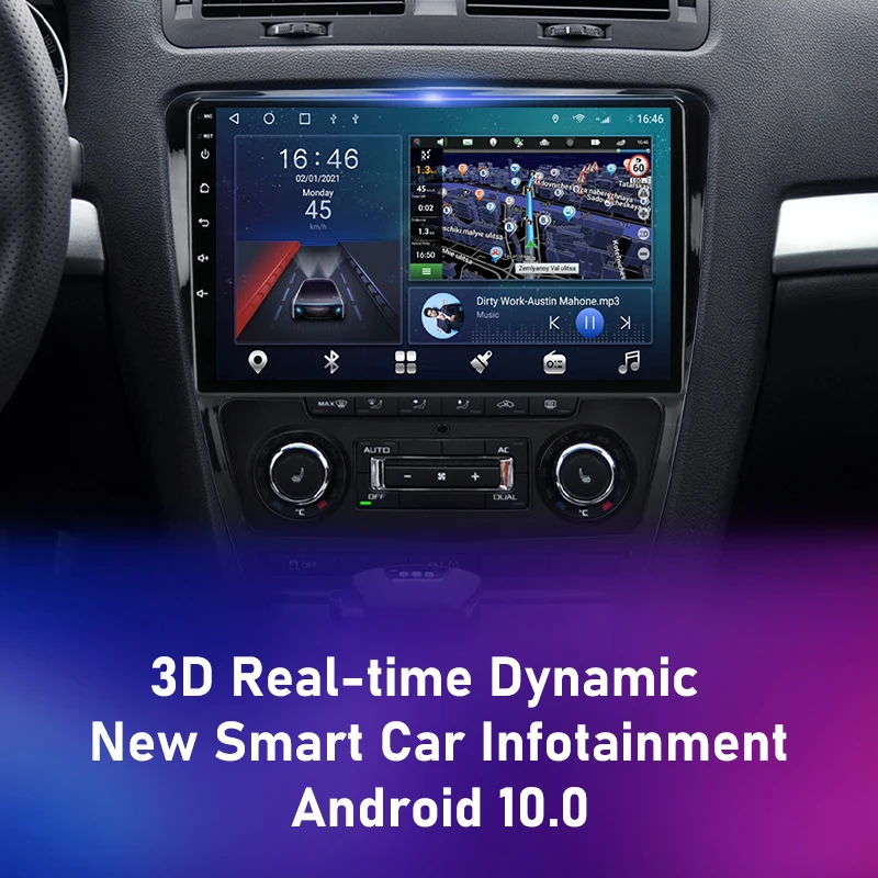 Автомагнитола на Android для Volkswagen Skoda Octavia 2 2004-2013 мультимедийный видеоплеер с