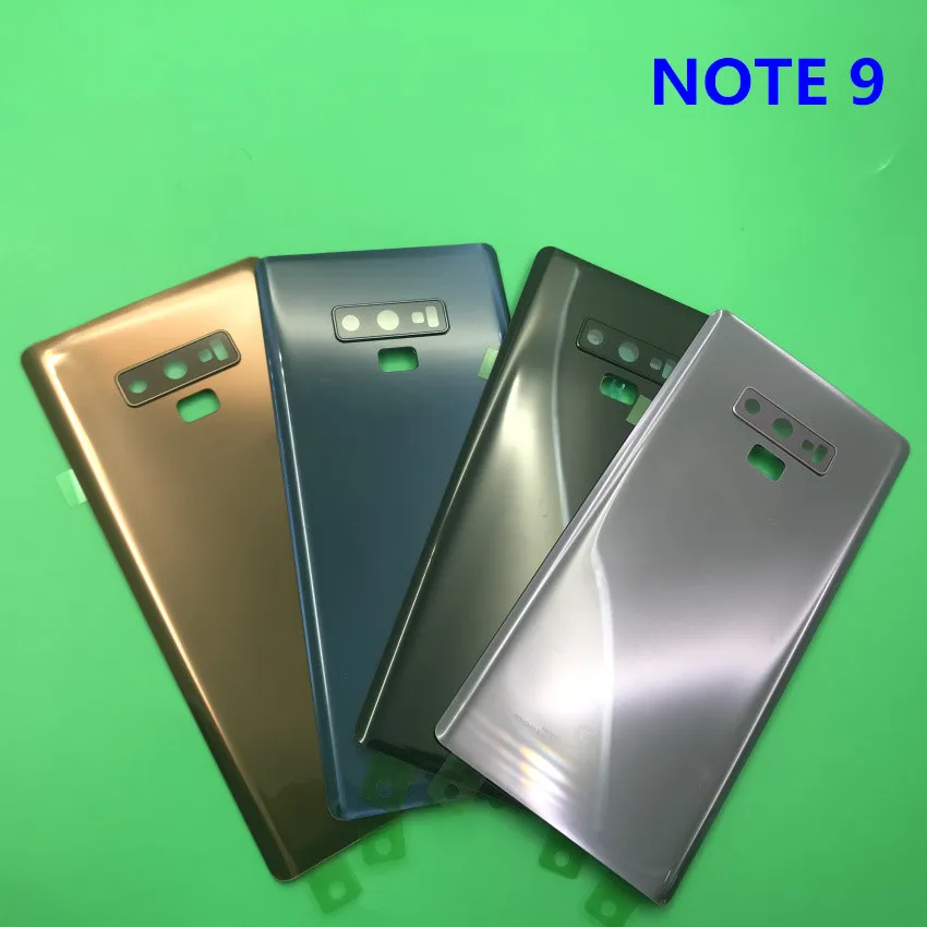 

Original NEW Note9 Rear Battery Door Case FOR Samsung Galaxy Note 9 N960 N960F Back Glass Housing Cover Adhesive +Camera Glass