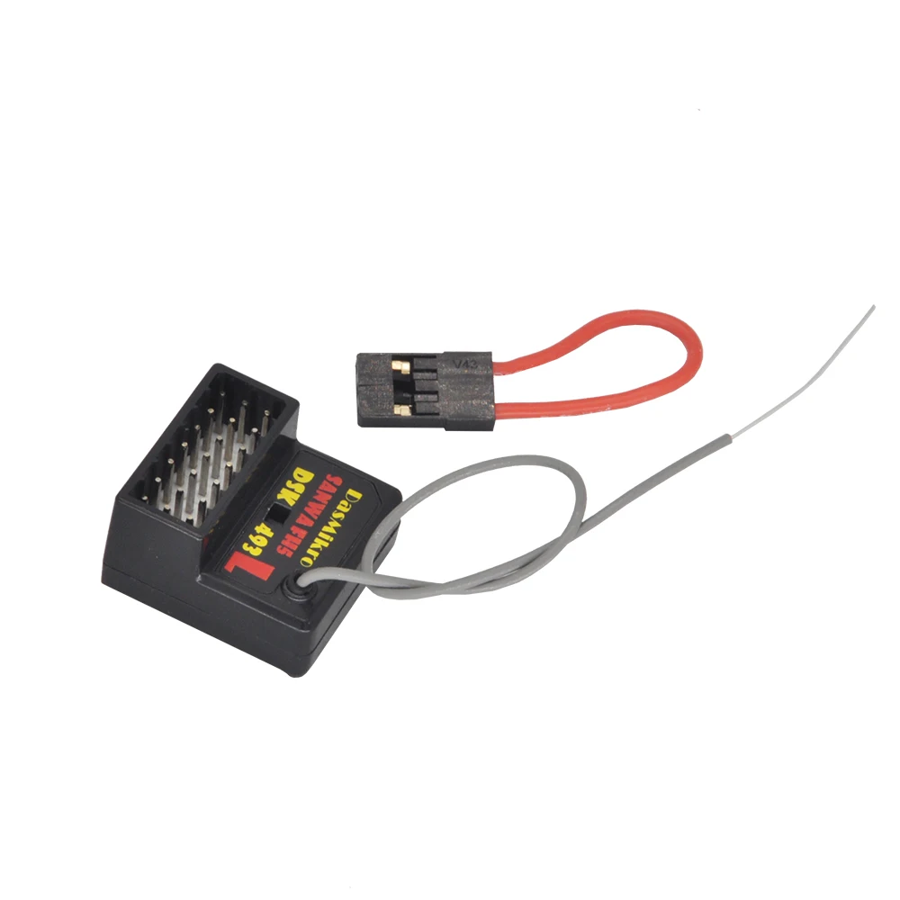 Фото Sanwa FH5 4-канальный поверхностный приемник с длинной антенной DSK-493L для передатчика M17 MT-5 MT-R FHSS-5 1/10 1/12 часть модели радиоуправляемого автомобиля №3