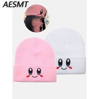 cute autumn and winter casual knitted embroidery hat cosplay kawaii funny hat kids adult birthday gift cartoon wool cap