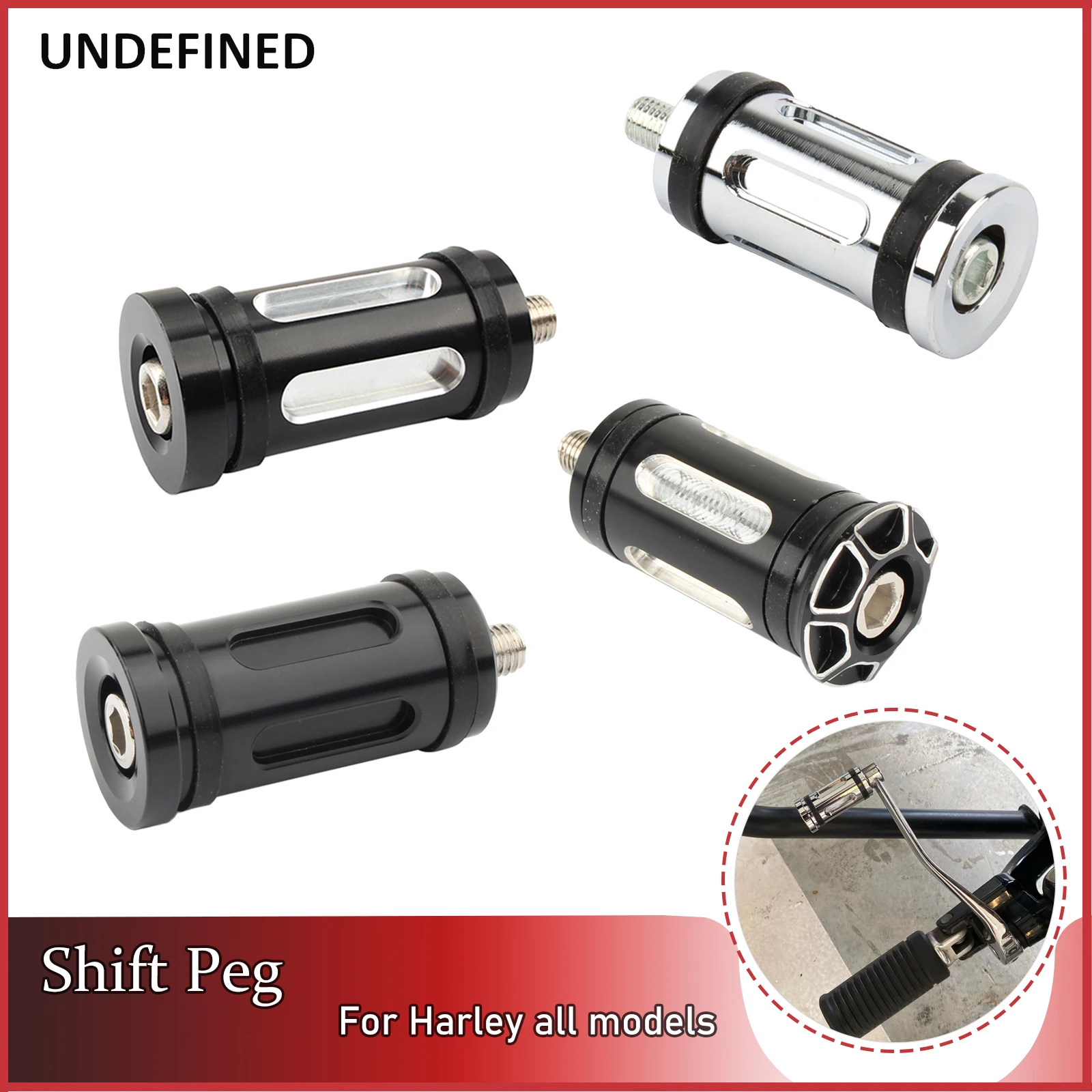

Shift Gear Lever Shifter Peg Aluminum For Harley Sportster XL883 Dyna Softail Breakout Touring Road Glide Motorcycle Accessories