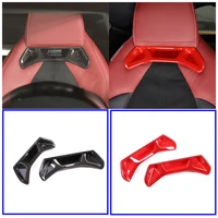 abs carbon fiber interior modification seat headrest cover decorative trim for toyota gr supra a90 mk5 2019 2022 car accessories