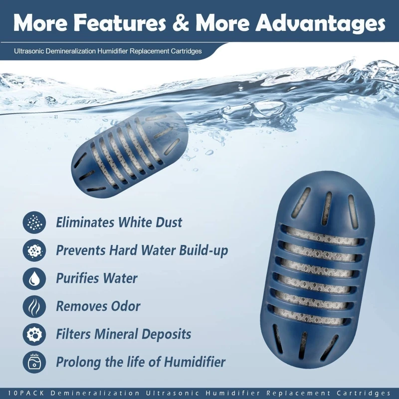 10/12 шт. картриджи для очистки увлажнителя воздуха |