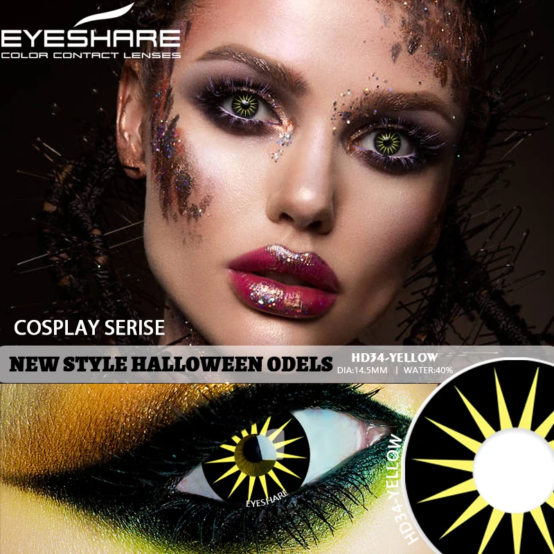 eyeshare eye lenses 1pair white mesh cosplay contact lenses for eyes colored contact lens white red crazy lenses for halloween free global shipping