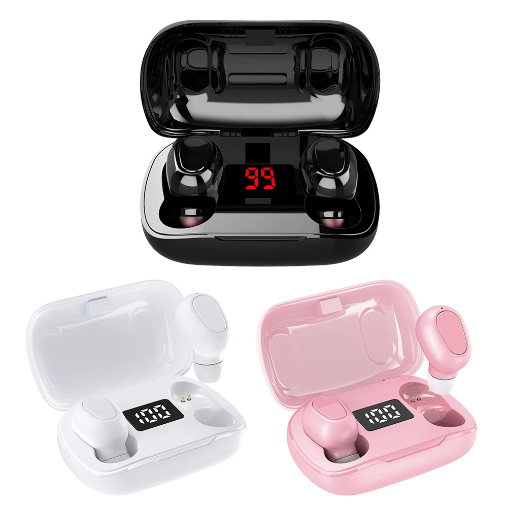 

Беспроводные наушники L21 Pro T WS BT 5,0, водонепроницаемые наушники IPX7, hi-fi звук, гарнитура, стереонаушники для игр