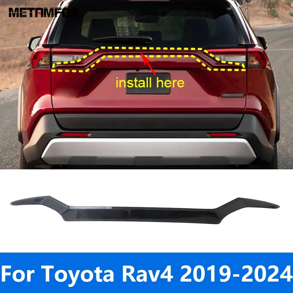 Внешние аксессуары для Toyota Rav4 Rav 4 2019-2022 2023 2024 задняя верхняя крышка багажника из