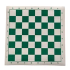 Шахматная доска 42 см x 42 см для детских образовательных игр зеленого и белого цвета