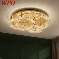 wpd nordic modern ceiling lamps led crystal decorative lighting fixture for home bedroom