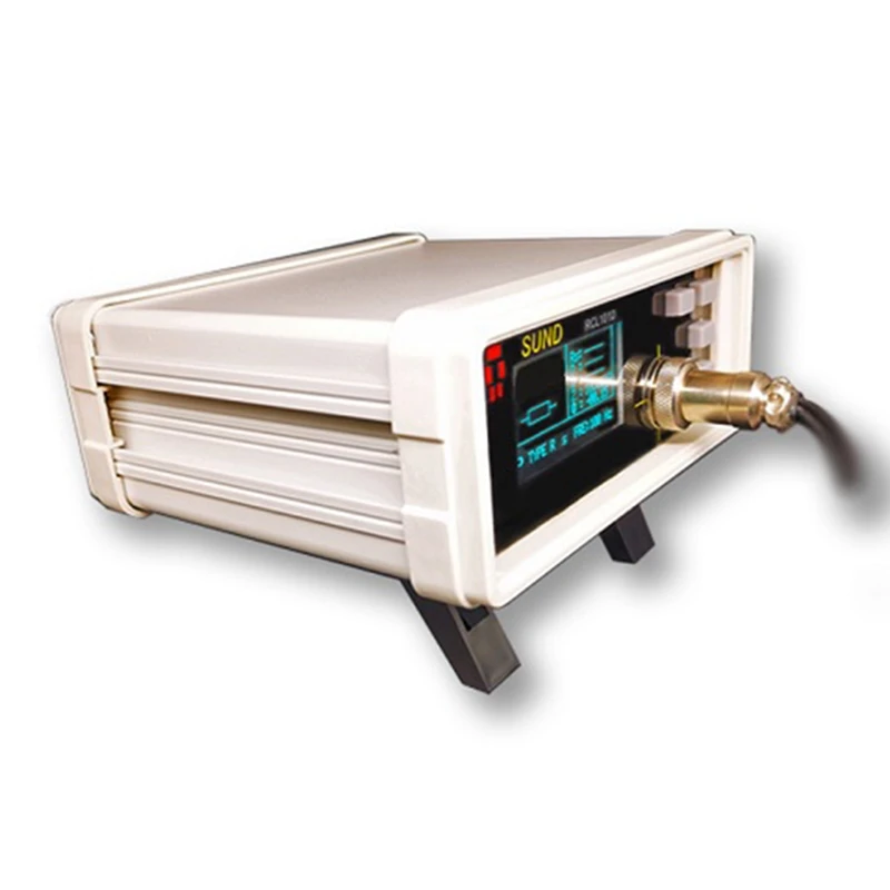 

RCL101D Desktop Digital Bridge LCR Tester 10Hz-100Khz Dc Resistance Tester Electrolytic Capacitor Measurement EU Plug