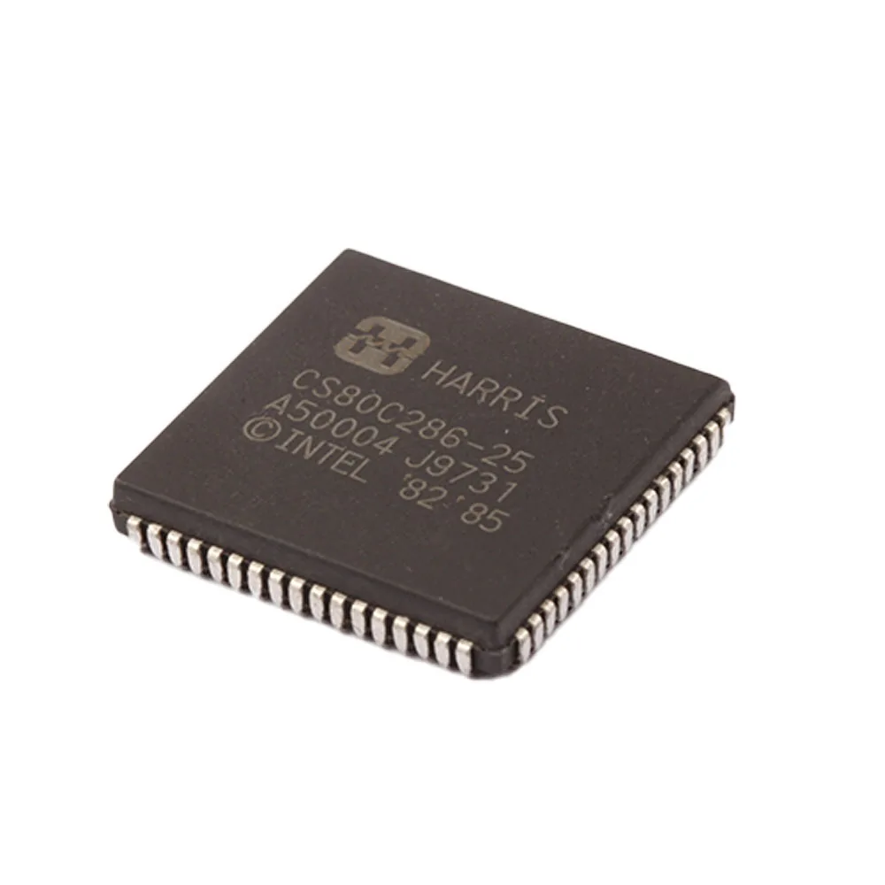 

1 шт CS80C286-25 25 МГц 16 бит 286 Тип микропроцессора-CPU PLCC-68