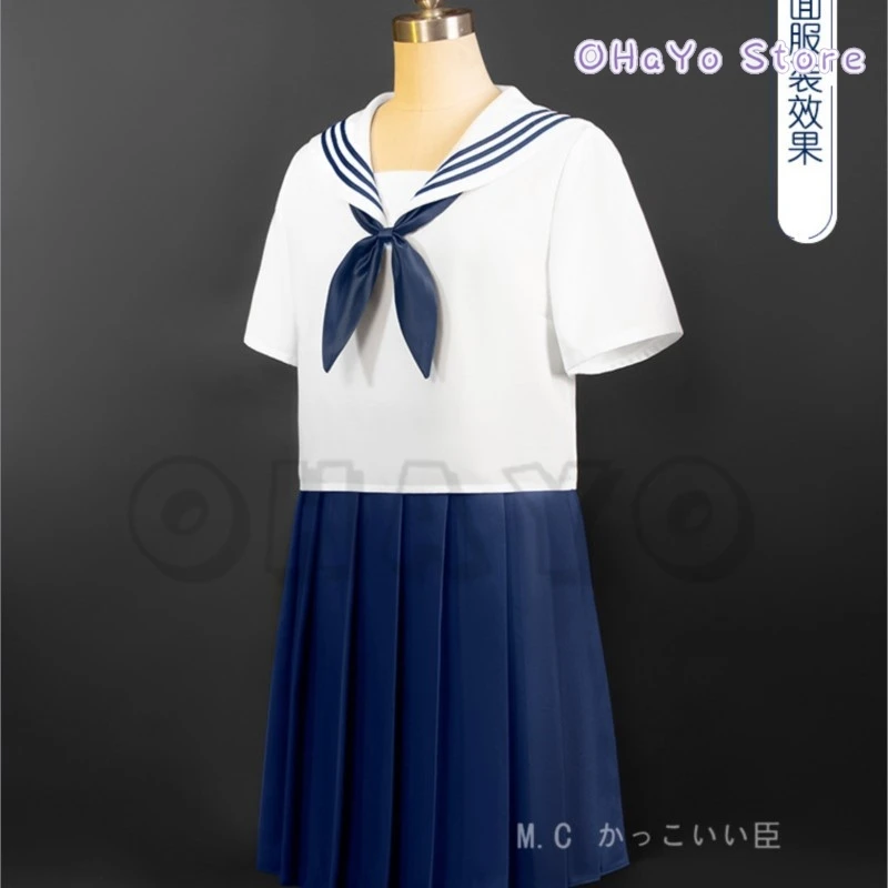 Летний рендеринг Кофунэ Мио Косплей Костюм Парик Аниме Женщины Хэллоуин Девушка