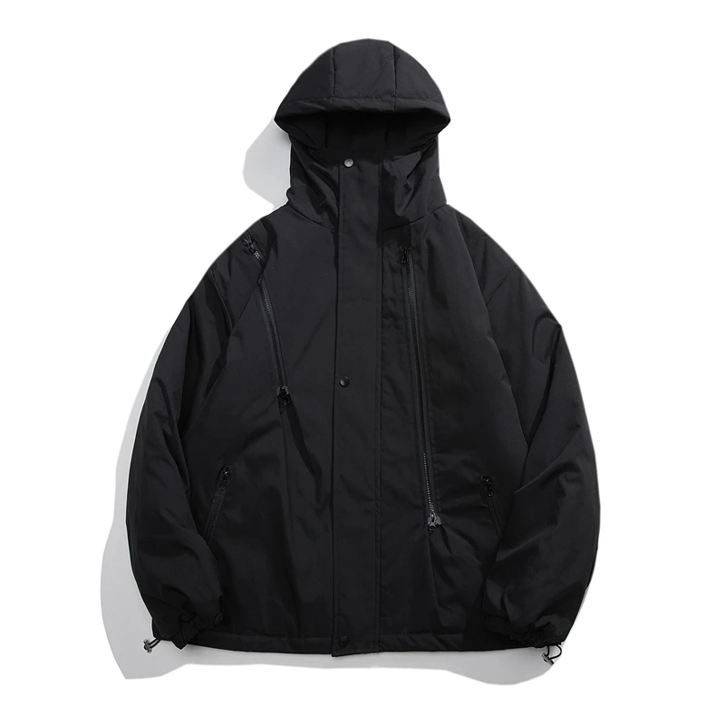 Windproof and waterproof Men's Jackets Thickened Warm Loose Fashion Male Casual Korean Style Coats Winter Unsiex Parkas