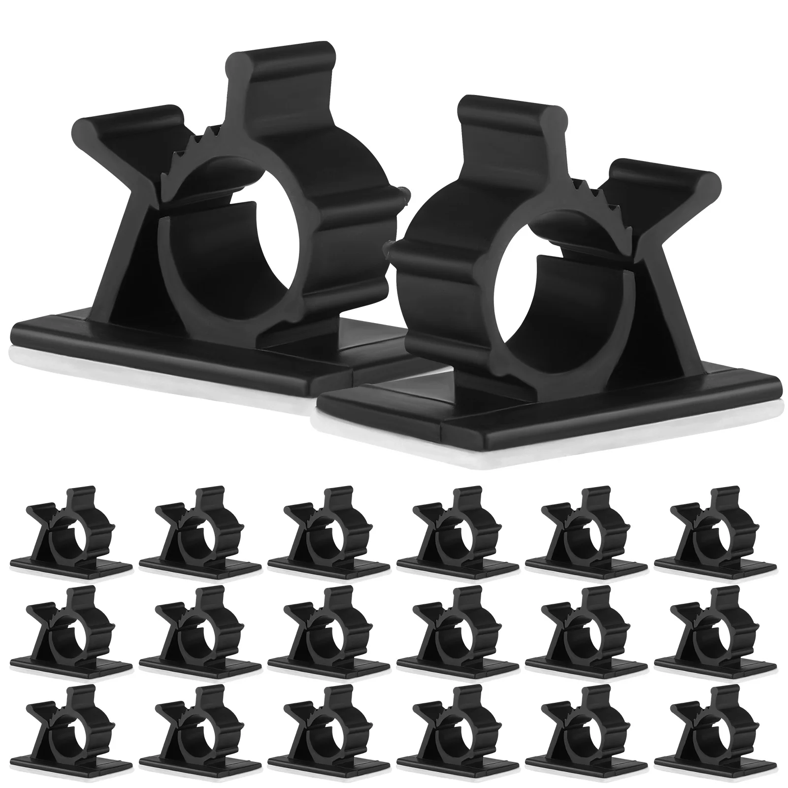 

50Pcs Small Adjustable Cord Organizers Convenient Cables Clamps Compact Cord Clamps