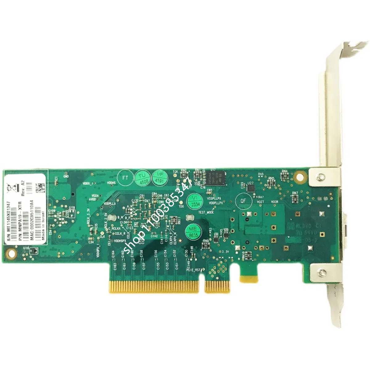 Фото Mellanox PCI-E MNPA19-XTR 10 GB SFP + один порт 10 GBIT/s 10 MBIT/s оптоволоконный сетевой адаптер №3