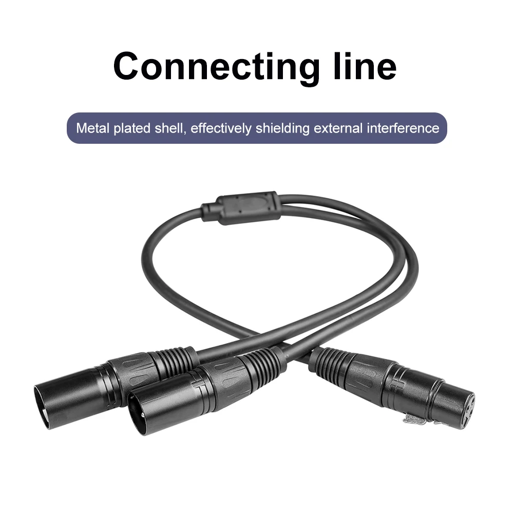 

Разветвитель кабеля 50 см 3pin XLR «Мама»-«папа»