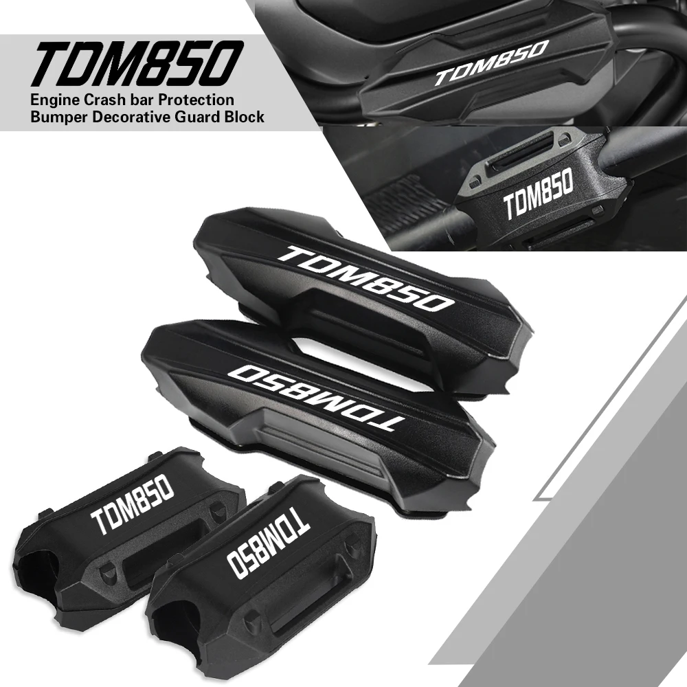 

Motorcycle 25mm Engine Crash bar Bumper Decorative Guard Block For YAMAHA TDM850 TDM 850 1991-2002 1992 1993 1994 1995 1996 1997