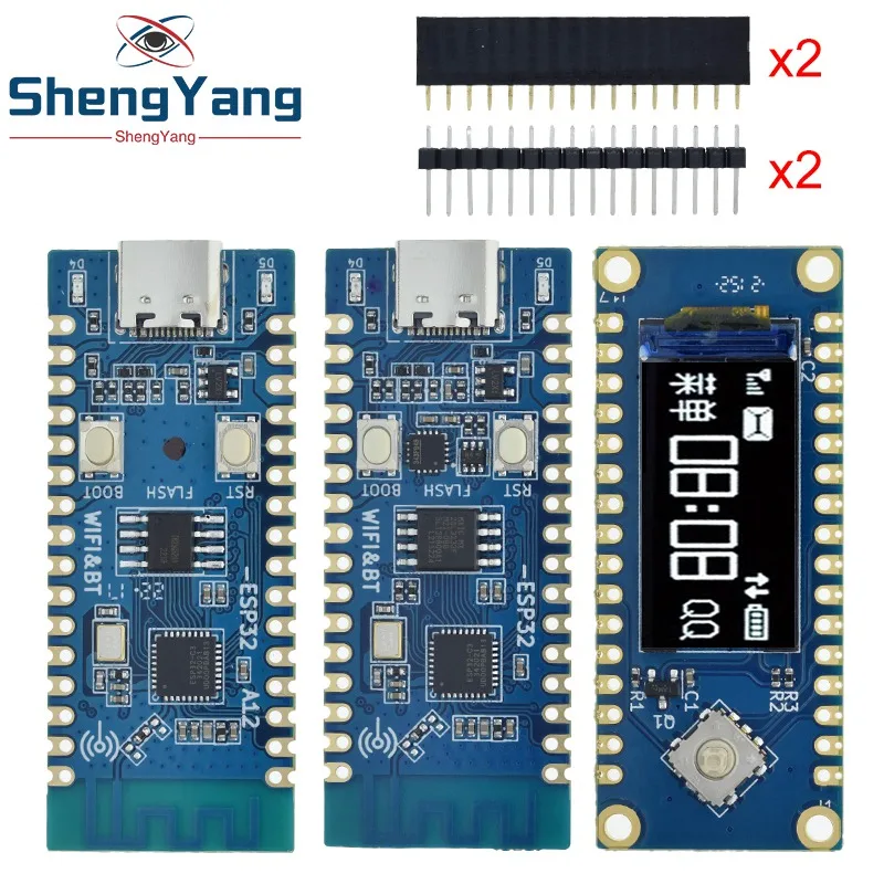 Макетная плата ESP32 C3 материнская с ЖК-дисплеем встроенная антенна 2 4G 32Pin IDF WiFi +