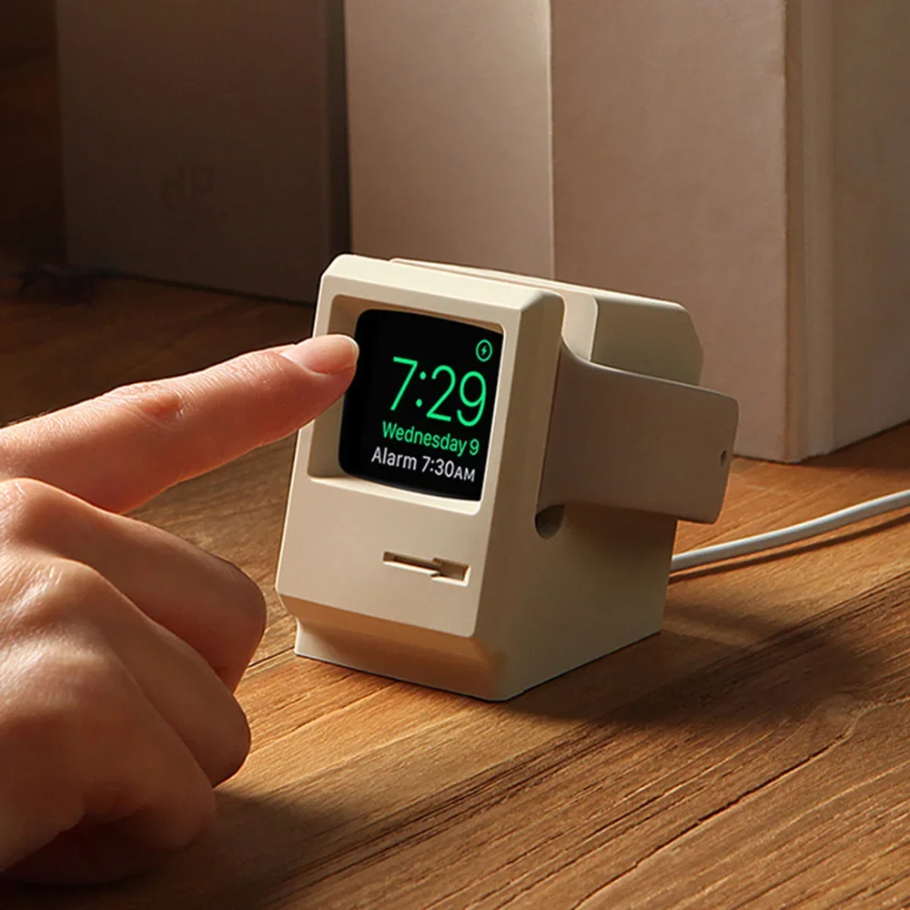Силиконовая подставка для Apple Watch 7 6 5 4 iWatch 3 2 1 цвет в ассортименте