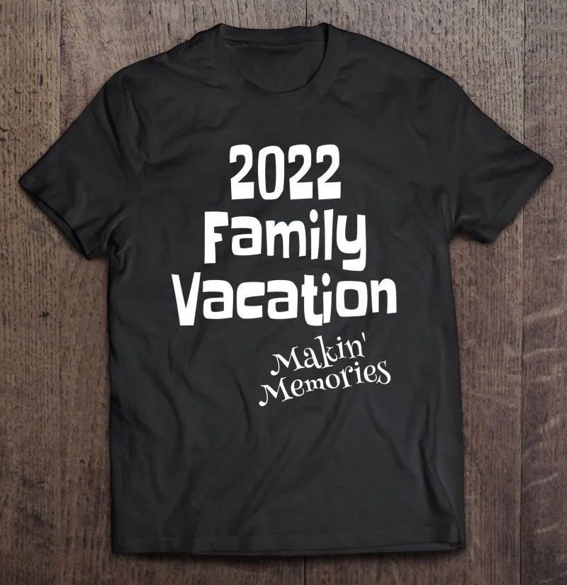 

Парная коллекция 2022 года, футболка большого размера для семейного отпуска с надписями «фантастические воспоминания», футболки для мужчин в...