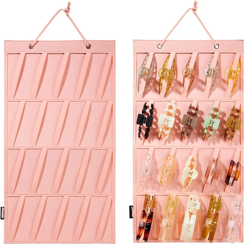 

Органайзер для бантов для волос, вместительный держатель для повязки на голову, настенный зажим для волос, предназначенный для хранения, На...