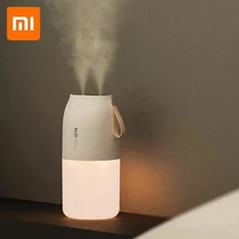 샤오미 무선 가습기 아로마 디퓨저, 충전식 더블 노즐 에센셜 오일 디퓨저, 미스트 메이커, 2000mAh 배터리