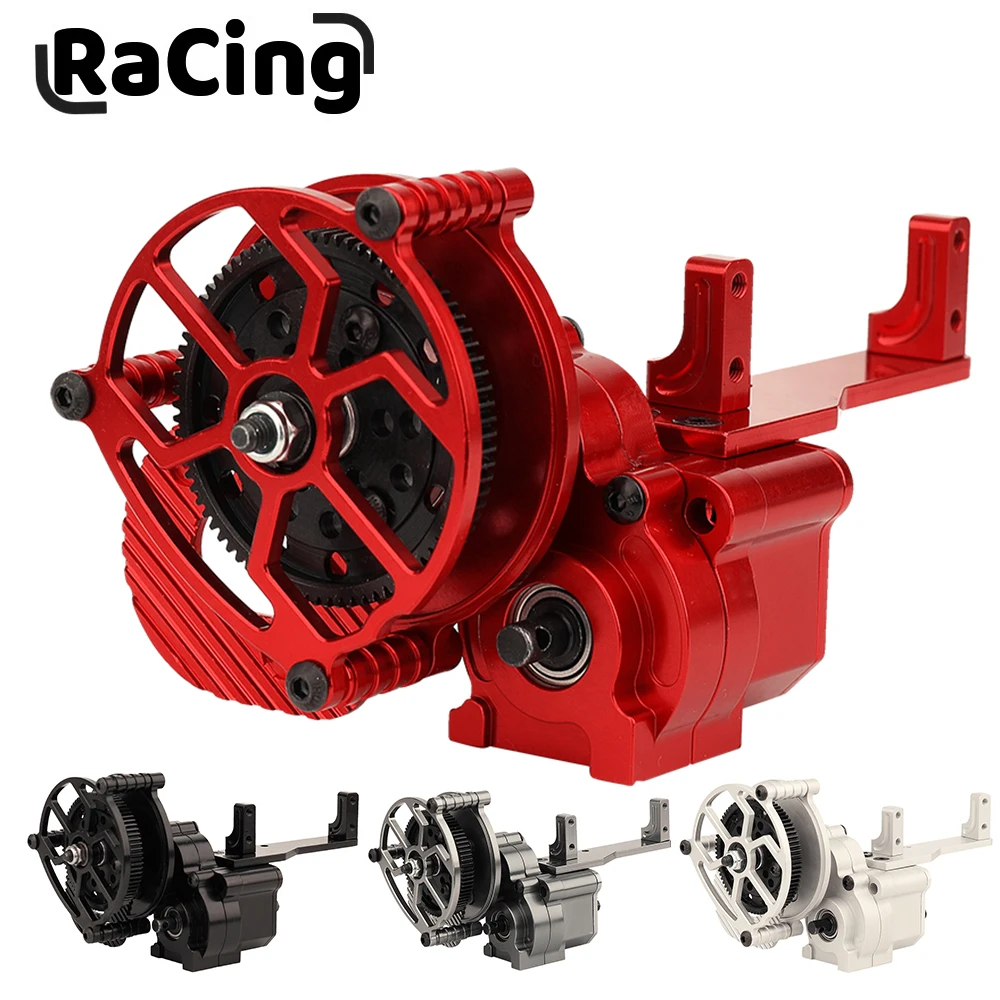 

Full Metal Assembled Gearbox Center Transmission With Steel Gear Servo Mount Plate For 1/10 Axial WRAITH RC Truck 90018 90020