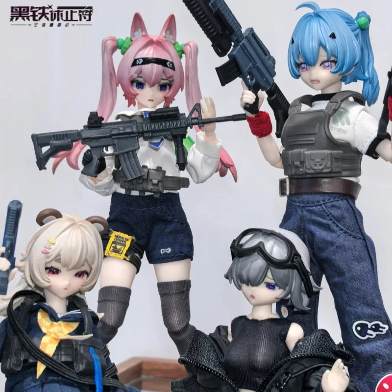 Фото Оригинальная игрушка Neo Eden Toys Black Iron Rest Series 1/12 MJD, 6-дюймовая фигурка в закрытой упаковке, модель для украшения рабочего стола, подарок на день рождения №2