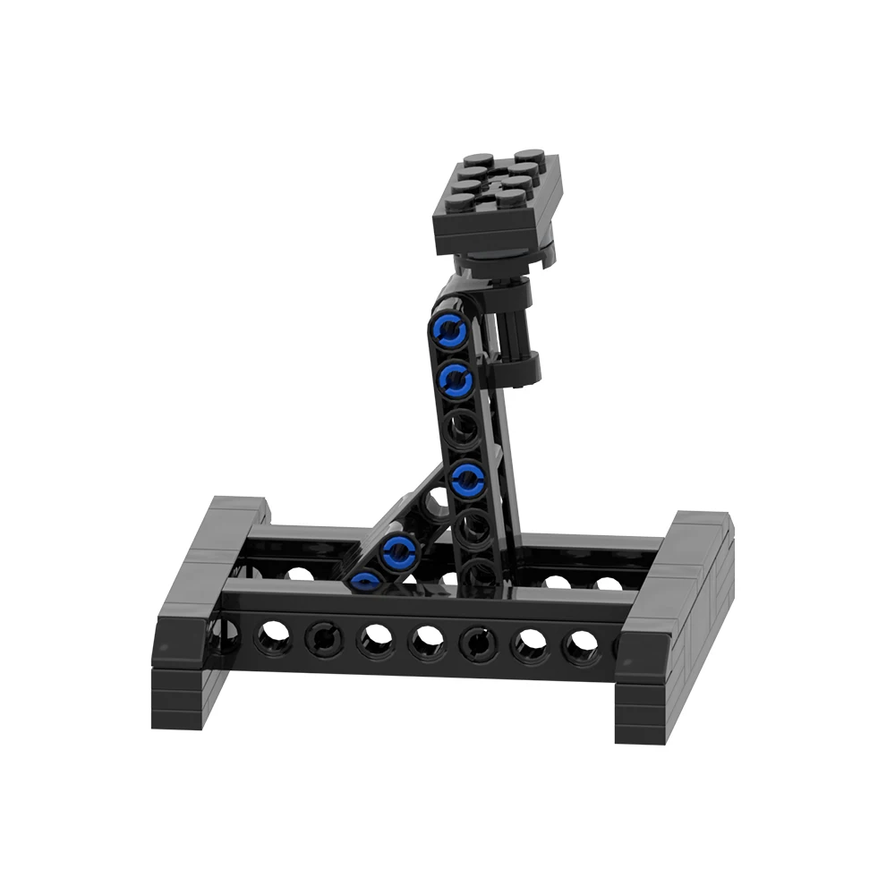 Фото Подставка для дисплея MOC, строительные блоки, кронштейн для истребителя Space Wars 75102/75149/75218, опорные кирпичи, детские игрушки, подарок MOC №5
