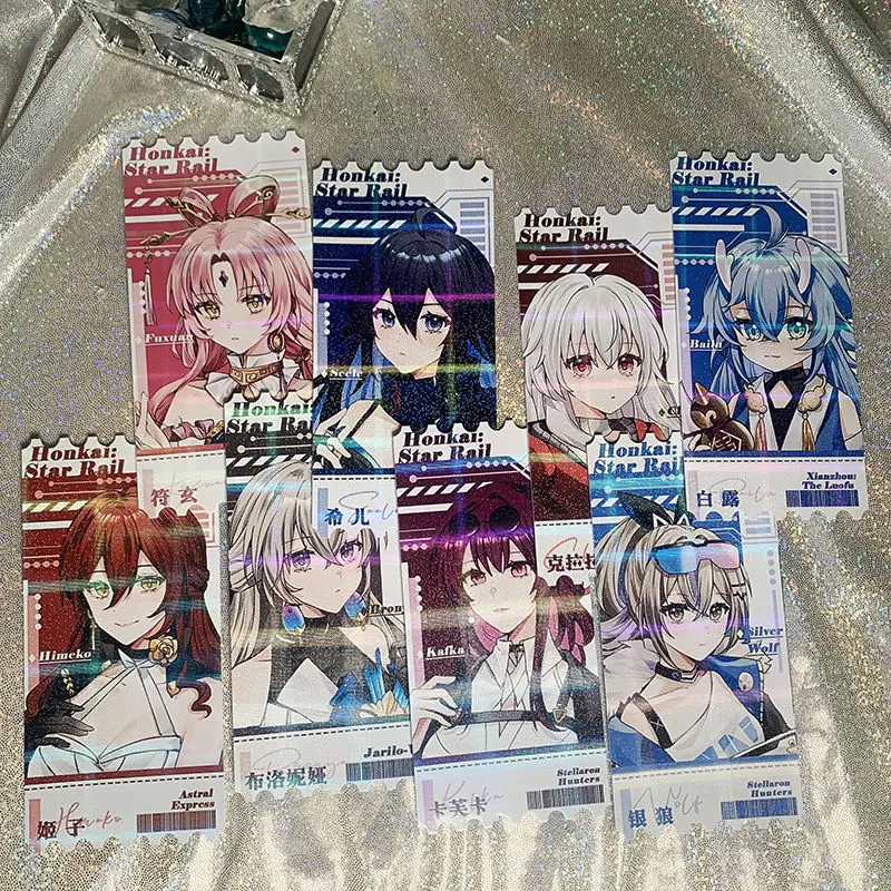 Honkai:Star Rail оригинальный Fanworks Kafka Xuan Fu Blade Luocha многоцветный блестящий значок 58 мм или