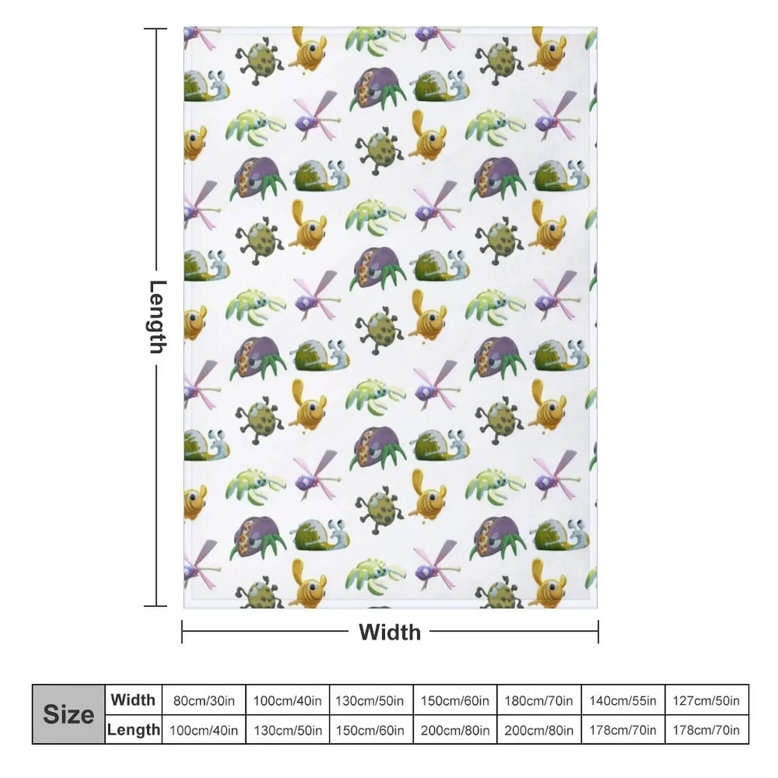 Bugsnax Набор наклеек декоративное одеяло для диванов покрывала кровати роскошная
