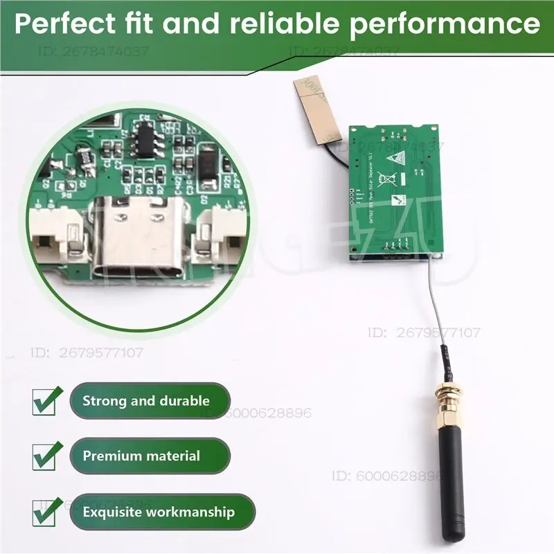 Фото Модуль Lora Meshcore ABFU-GAT562 30S Pod Lora Meshtastic RF52840 SX1262 L76K GPS 30 дБм с OLED-дисплеем 1,3 дюйма, BT, WIFI №3