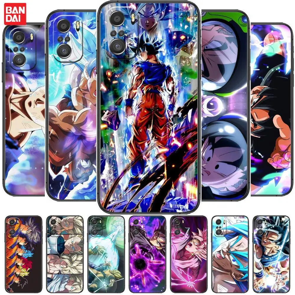 

anime dragon ball Phone Case For xiaomi mi 11 Lite pro Ultra 10s 9 8 MIX 4 FOLD 10T 5g Black Cover Silicone Back Prett