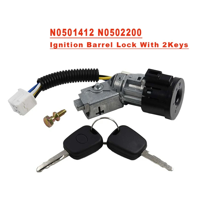 Подходит для Peugeot 107 Citroen C1 Toyota Aygo N 0501412 0502200 Замок зажигания с двумя ключами