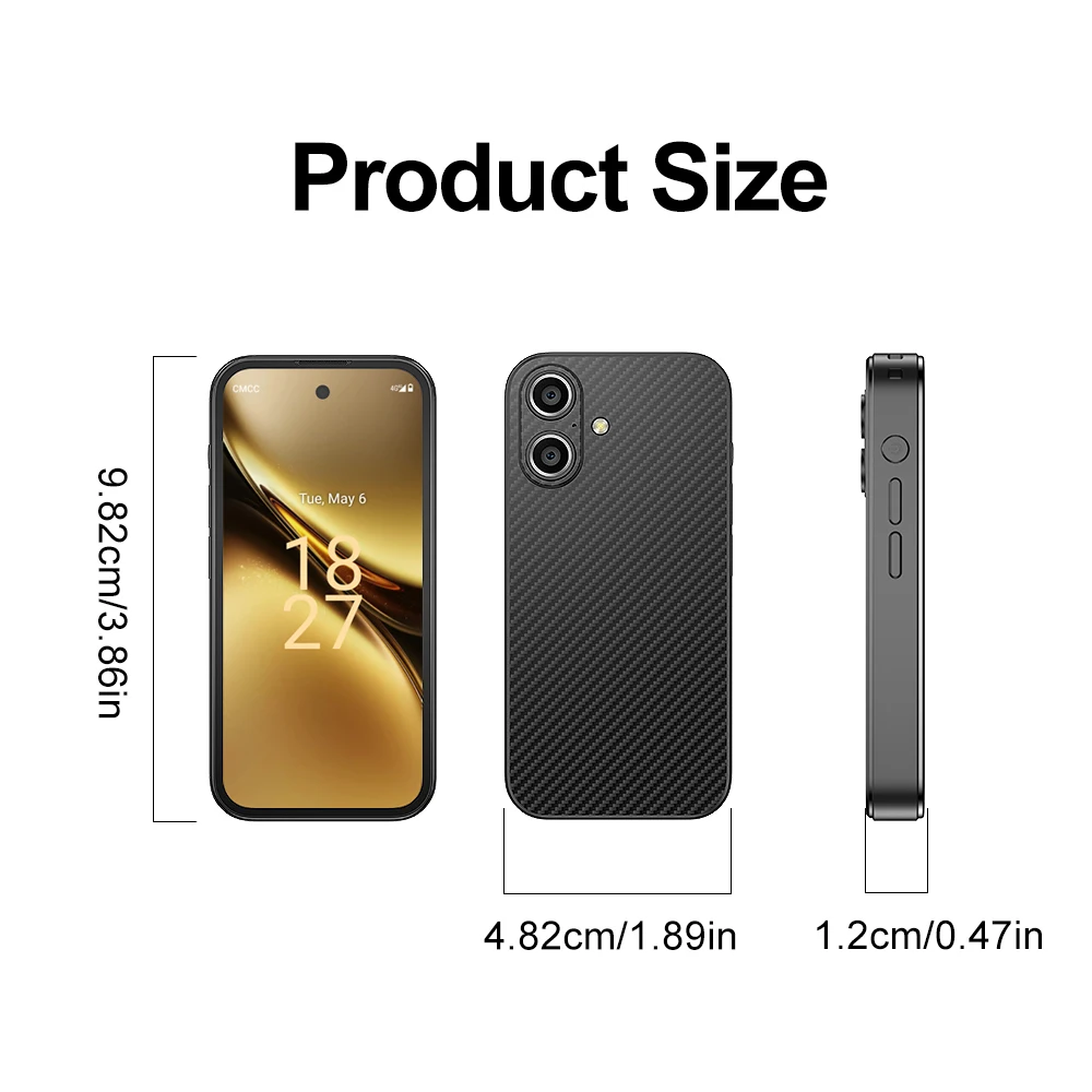 Фото Смартфон SOYES Q333 4 ГБ ОЗУ 64 ГБ ПЗУ Android 12.0 MTK6762 2000 мАч Face ID 4G LTE Type-C OTG 3,58 дюйма Экран 8 МП/5 МП Маленький телефон №2