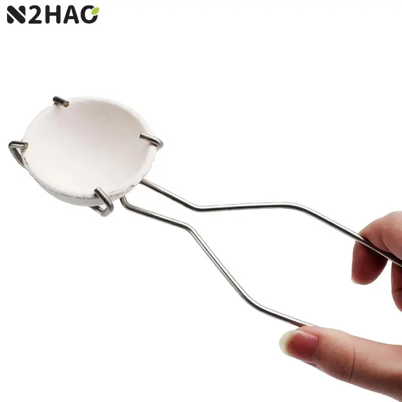 1 шт. 25 см щипцы для тигеля из нержавеющей стали