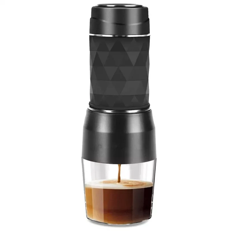

Portable Espresso Machine Manual Espresso Maker 20 Bar Pressure For Capsule And Ground Coffee For Travel Camping Kitchen Office