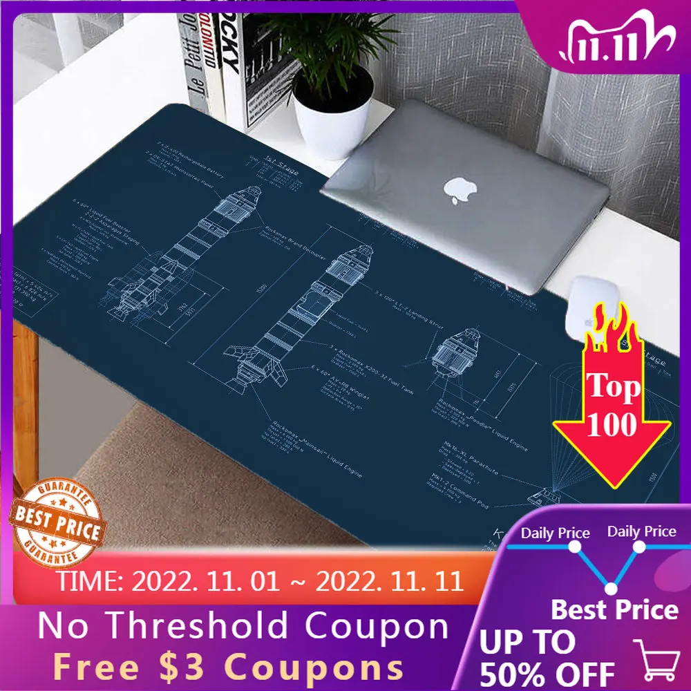 

Personality Art Protection Desktop Mouse Pad Multi-blue Oversized Mouse Pad Gamer Mouse Pad Gamer Gaming Accessories Desk Mat CS