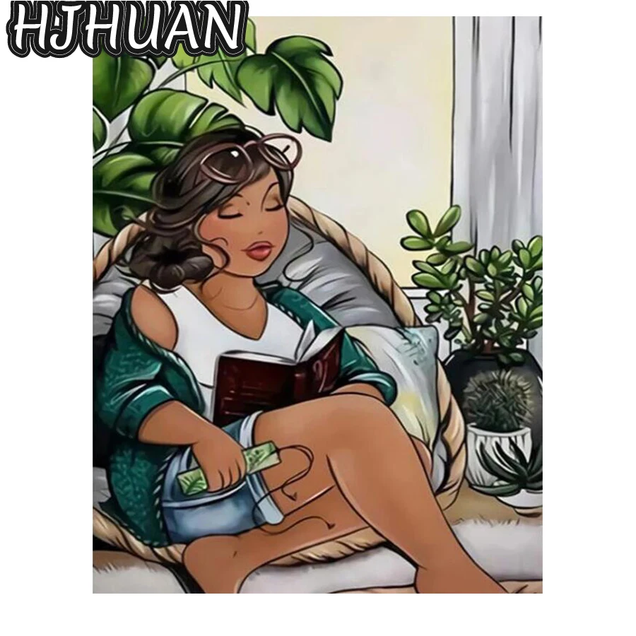 

5D алмазная живопись книга женщина спит полный квадрат/круглый Алмазная вышивка 3d Diy художественные картины Стразы мозаика домашний декор