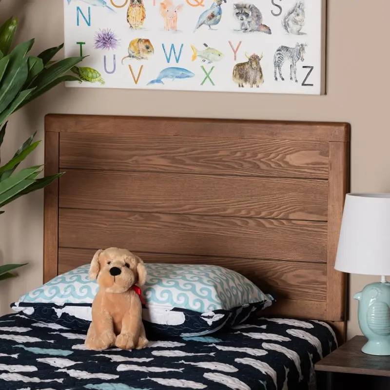 

Seren Classic Panel Engineered Wood Headboard, , Walnut